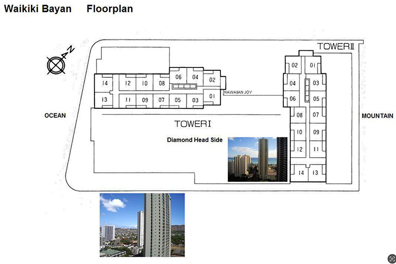 Waikiki Banyan Floor Plan - ENG